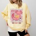 I Like My Books Spicy And My Coffee Icy Librarian Comfort Colors Sweatshirt Blue Spruce