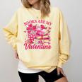 Books Are My Valentine Book Lover Heart Matching Party Comfort Colors Sweatshirt Blue Spruce Books Are My Valentine Book Lover Heart Matching Party Comfort Colors Sweatshirt Blue Spruce