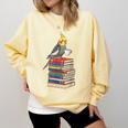 Bookworm Cockatiel Bird Reading Books Drinking Coffee Lover Comfort Colors Sweatshirt Blue Spruce Bookworm Cockatiel Bird Reading Books Drinking Coffee Lover Comfort Colors Sweatshirt Blue Spruce