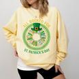 Bookworm Irish All Booked For St Patrick's Day Book Lover Comfort Colors Sweatshirt Blue Spruce Bookworm Irish All Booked For St Patrick's Day Book Lover Comfort Colors Sweatshirt Blue Spruce