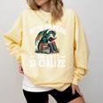 Born To Read Forced To Socialize Dragon Books Reading Comfort Colors Sweatshirt Blue Spruce