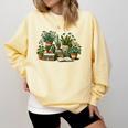 Botanical Garden Plants With Books Comfort Colors Sweatshirt Blue Spruce Botanical Garden Plants With Books Comfort Colors Sweatshirt Blue Spruce