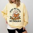 Bury Me With My Books Ghost Tee Comfort Colors Sweatshirt Blue Spruce Bury Me With My Books Ghost Tee Comfort Colors Sweatshirt Blue Spruce