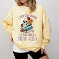I Buy Her Books Call Her A Good Girl Book Lover Skull Comfort Colors Sweatshirt Blue Spruce I Buy Her Books Call Her A Good Girl Book Lover Skull Comfort Colors Sweatshirt Blue Spruce