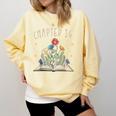 Chapter 14th Birthday Bookworm 14 Years Old For Book Lovers Comfort Colors Sweatshirt Blue Spruce