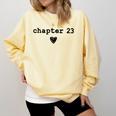 Chapter 23 Book Lovers Readers & Authors 23rd Birthday Comfort Colors Sweatshirt Blue Spruce Chapter 23 Book Lovers Readers & Authors 23rd Birthday Comfort Colors Sweatshirt Blue Spruce