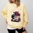 Chapter 28 28th Birthday Women Book Lovers Its My Birthday Comfort Colors Sweatshirt Blue Spruce