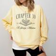 Chapter 30 A Literary Milestone 30th Birthday Book Lover Comfort Colors Sweatshirt Blue Spruce