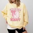 Chapter Thirty Est 1995 Cute 30th Birthday Book Bow Coquette Comfort Colors Sweatshirt Blue Spruce Chapter Thirty Est 1995 Cute 30th Birthday Book Bow Coquette Comfort Colors Sweatshirt Blue Spruce