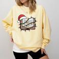 Christmas Book Festive Holiday Xmas Comfort Colors Sweatshirt Blue Spruce Christmas Book Festive Holiday Xmas Comfort Colors Sweatshirt Blue Spruce