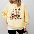 Christmas Three Llamas Reading Reading Books Llama Lover Comfort Colors Sweatshirt Blue Spruce Christmas Three Llamas Reading Reading Books Llama Lover Comfort Colors Sweatshirt Blue Spruce