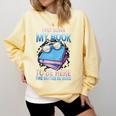 I Closed My Book To Be Here Shirt I Closed My Books Comfort Colors Sweatshirt Blue Spruce