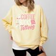 Coffee Lover Shirt Coffee And Books And Tattoos Men Women Comfort Colors Sweatshirt Blue Spruce Coffee Lover Shirt Coffee And Books And Tattoos Men Women Comfort Colors Sweatshirt Blue Spruce