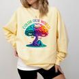 Color Our World Summer Reading 2025 Tree Book Lover Camping Comfort Colors Sweatshirt Blue Spruce Color Our World Summer Reading 2025 Tree Book Lover Camping Comfort Colors Sweatshirt Blue Spruce