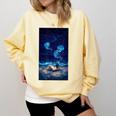 Cosmic Botanical Book Lover Reading Comfort Colors Sweatshirt Blue Spruce Cosmic Botanical Book Lover Reading Comfort Colors Sweatshirt Blue Spruce