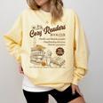Cozy Girl Book Club Cozy Readers Book Club Comfort Colors Sweatshirt Blue Spruce Cozy Girl Book Club Cozy Readers Book Club Comfort Colors Sweatshirt Blue Spruce