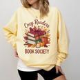 Cozy Readers Book Society Fall Autumn Floral Pumpkin Season Comfort Colors Sweatshirt Blue Spruce Cozy Readers Book Society Fall Autumn Floral Pumpkin Season Comfort Colors Sweatshirt Blue Spruce
