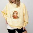 Crafting Stories Is What I Do Reading Writing Book Author Comfort Colors Sweatshirt Blue Spruce