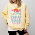 Cruise Ship Vacations Reading Book Lovers Sunset Comfort Colors Sweatshirt Blue Spruce Cruise Ship Vacations Reading Book Lovers Sunset Comfort Colors Sweatshirt Blue Spruce