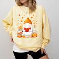 Cute Beanie Ghost Bookworm Cozy Book Reading Halloween Comfort Colors Sweatshirt Blue Spruce Cute Beanie Ghost Bookworm Cozy Book Reading Halloween Comfort Colors Sweatshirt Blue Spruce