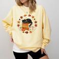 Cute Cat Fall In Love With Reading Book Cat Lover Librarian Comfort Colors Sweatshirt Blue Spruce Cute Cat Fall In Love With Reading Book Cat Lover Librarian Comfort Colors Sweatshirt Blue Spruce