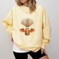 Cute Dragon Book Hot Air Balloon Adventure Fantasy Reading Comfort Colors Sweatshirt Blue Spruce Cute Dragon Book Hot Air Balloon Adventure Fantasy Reading Comfort Colors Sweatshirt Blue Spruce