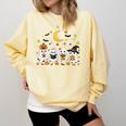 Cute Ghost Drinking Coffee Halloween Fall Ghost Book Reading Comfort Colors Sweatshirt Blue Spruce Cute Ghost Drinking Coffee Halloween Fall Ghost Book Reading Comfort Colors Sweatshirt Blue Spruce