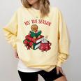 Cute Gingerbread Man Reading Book Nerd Christmas Bookish Comfort Colors Sweatshirt Blue Spruce Cute Gingerbread Man Reading Book Nerd Christmas Bookish Comfort Colors Sweatshirt Blue Spruce