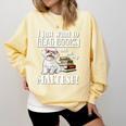 Cute Glasses Read Books & Pet My Maltese Lover Comfort Colors Sweatshirt Blue Spruce Cute Glasses Read Books & Pet My Maltese Lover Comfort Colors Sweatshirt Blue Spruce
