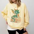 Cute Kawaii Dragon Fantasy Book Lover Book Nerd Comfort Colors Sweatshirt Blue Spruce Cute Kawaii Dragon Fantasy Book Lover Book Nerd Comfort Colors Sweatshirt Blue Spruce