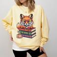 Cute Nerdy Fox Read Books Be Kind Stay Weird Book Club Premium Tri-Blend Comfort Colors Sweatshirt Blue Spruce Cute Nerdy Fox Read Books Be Kind Stay Weird Book Club Premium Tri-Blend Comfort Colors Sweatshirt Blue Spruce
