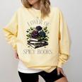 Dark Romance Book Lover Spicy Books Bookish Merch Morally Comfort Colors Sweatshirt Blue Spruce