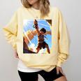 David And Goliath Bible Book Samuel King David Anime Manga Comfort Colors Sweatshirt Blue Spruce David And Goliath Bible Book Samuel King David Anime Manga Comfort Colors Sweatshirt Blue Spruce