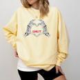 Dead Inside But I Still Read Romance Smut Book Lovers Comfort Colors Sweatshirt Blue Spruce