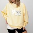 Defend Public Library Support Local Library Book Lover Comfort Colors Sweatshirt Blue Spruce
