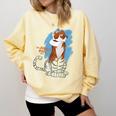 Disney Ink And Paint Shere Khan From The Jungle Book 1967 Comfort Colors Sweatshirt Blue Spruce
