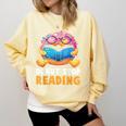 Donut Stop Reading Cute Book Reader Bookworm Donut Day Comfort Colors Sweatshirt Blue Spruce Donut Stop Reading Cute Book Reader Bookworm Donut Day Comfort Colors Sweatshirt Blue Spruce