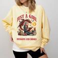 Dragon Just A Girl Who Loves Dragons And Books Comfort Colors Sweatshirt Blue Spruce Dragon Just A Girl Who Loves Dragons And Books Comfort Colors Sweatshirt Blue Spruce