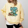 Be A Dragon Read Reading Book Librarian Men Women Kids Comfort Colors Sweatshirt Blue Spruce Be A Dragon Read Reading Book Librarian Men Women Kids Comfort Colors Sweatshirt Blue Spruce