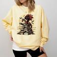 Dragon Reading a Book Dragons And Books Lover Bookworm Comfort Colors Sweatshirt Blue Spruce Dragon Reading a Book Dragons And Books Lover Bookworm Comfort Colors Sweatshirt Blue Spruce