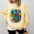 Dragon Reading Colorful Fantasy Book Lover Comfort Colors Sweatshirt Blue Spruce Dragon Reading Colorful Fantasy Book Lover Comfort Colors Sweatshirt Blue Spruce