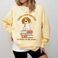 Easily Distracted By Beagles And Books Beagle Dog Comfort Colors Sweatshirt Blue Spruce Easily Distracted By Beagles And Books Beagle Dog Comfort Colors Sweatshirt Blue Spruce