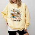 Easily Distracted By Books Book Wildflowers Book Lovers Comfort Colors Sweatshirt Blue Spruce Easily Distracted By Books Book Wildflowers Book Lovers Comfort Colors Sweatshirt Blue Spruce