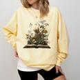 Easily Distracted By Cats And Books Comfort Colors Sweatshirt Blue Spruce Easily Distracted By Cats And Books Comfort Colors Sweatshirt Blue Spruce