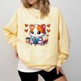 Easily Distracted By Coffee Cats And Books Comfort Colors Sweatshirt Blue Spruce Easily Distracted By Coffee Cats And Books Comfort Colors Sweatshirt Blue Spruce