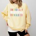 Emotionally Recovering From a Book Reading Librarian Comfort Colors Sweatshirt Blue Spruce Emotionally Recovering From a Book Reading Librarian Comfort Colors Sweatshirt Blue Spruce