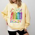 Equality Hurts No One Floral Books LGBTQ Pride Human Rights Comfort Colors Sweatshirt Blue Spruce Equality Hurts No One Floral Books LGBTQ Pride Human Rights Comfort Colors Sweatshirt Blue Spruce