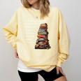 Erasmus When I Have Money I Buy Books Comfort Colors Sweatshirt Blue Spruce