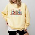 Flourish Dream Thrive Floral Books For Book Lovers Comfort Colors Sweatshirt Blue Spruce Flourish Dream Thrive Floral Books For Book Lovers Comfort Colors Sweatshirt Blue Spruce
