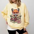 Fox Read Books Be Kind Stay Weird Reader Cute Nerd Bookworm Comfort Colors Sweatshirt Blue Spruce Fox Read Books Be Kind Stay Weird Reader Cute Nerd Bookworm Comfort Colors Sweatshirt Blue Spruce
